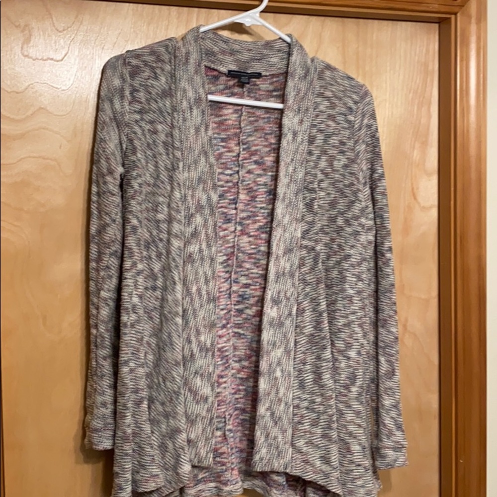 Women’s open sweater.